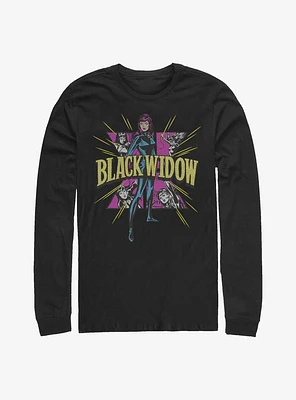 Marvel Black Widow Power Stance Long-Sleeve T-Shirt