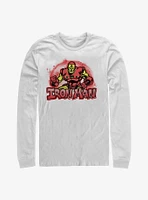 Marvel Iron Man Airbrushed Long-Sleeve T-Shirt