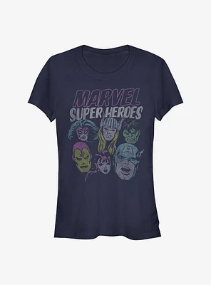 Marvel Grunge Heroes Girls T-Shirt