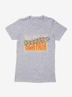 Minions On My Own Path Panel Womens T-Shirt