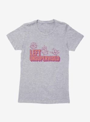 Minions Spotty Left Unsupervised Womens T-Shirt