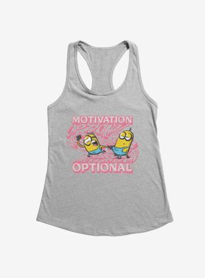 Minions Groovy Motivation Optional Womens Tank Top