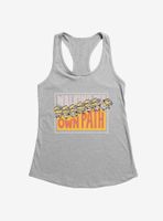 Minions On My Own Path Panel Womens Tank Top