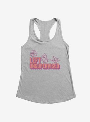 Minions Spotty Left Unsupervised Womens Tank Top