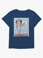 Betty Boop Snellen Eye Chart Girls T-Shirt Plus