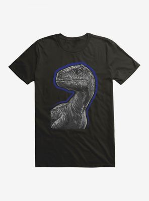 Jurassic World Velociraptor Outline T-Shirt