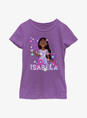 Disney Encanto Isabela Floral Youth Girls T-Shirt