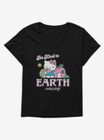 Hello Kitty Be Kind To The Earth Womens T-Shirt Plus