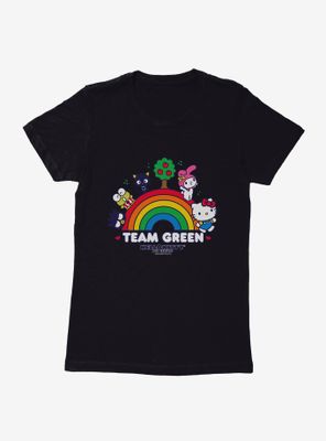 Hello Kitty & Friends Earth Day Team Green Womens T-Shirt