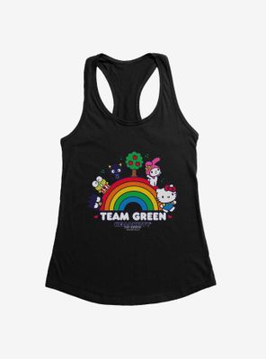 Hello Kitty & Friends Earth Day Team Green Womens Tank Top
