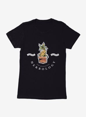 Harry Potter Watercolor Herbology Mandrake Womens T-Shirt