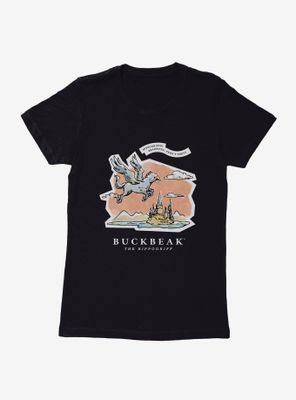 Harry Potter Watercolor Hippogriff Buckbeak Womens T-Shirt