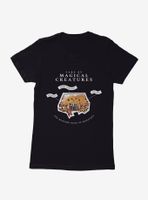 Harry Potter Watercolor Magical Creatures Womens T-Shirt