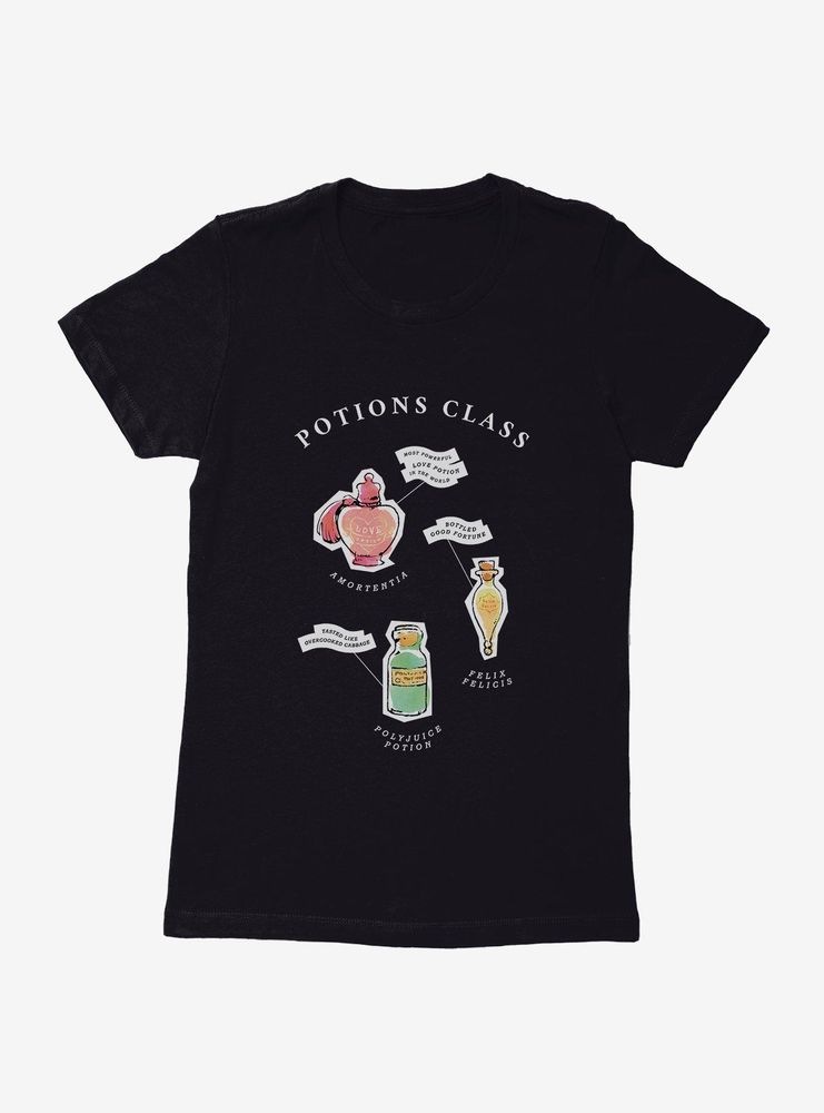 Harry Potter Watercolor Potions Class Womens T-Shirt