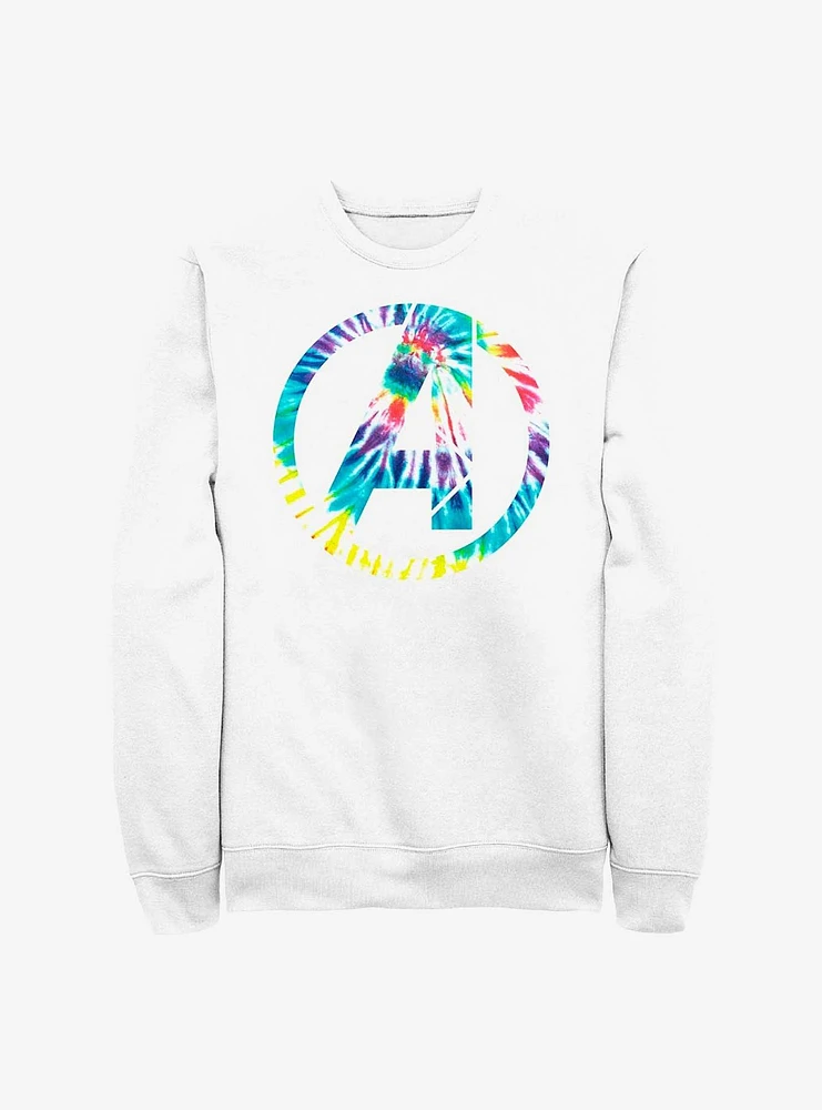 Marvel Avengers Tie-Dye Logo Sweatshirt