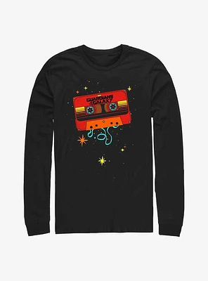 Marvel Guardians of the Galaxy Cassette Tape Long-Sleeve T-Shirt