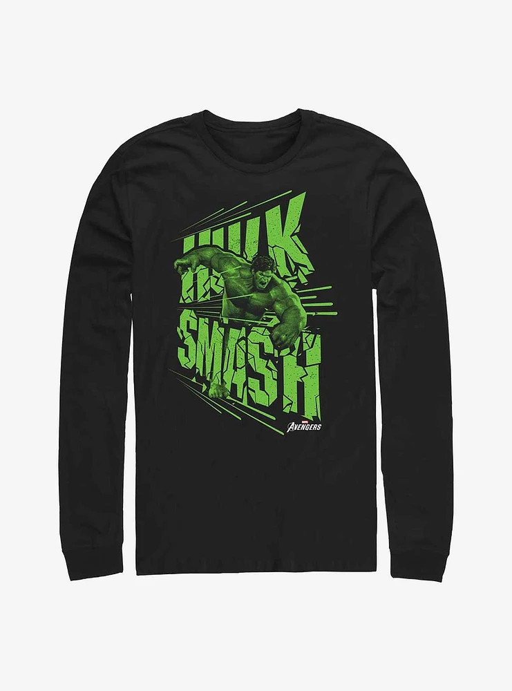 Marvel Hulk Smash Dash Long-Sleeve T-Shirt