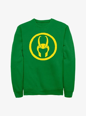 Marvel Loki Helmet Logo Sweatshirt