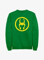 Marvel Loki Helmet Logo Sweatshirt