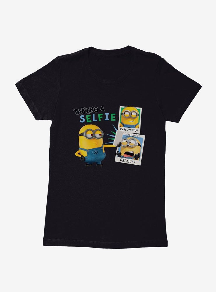 Minions Taking A Selfie Womens T-Shirt