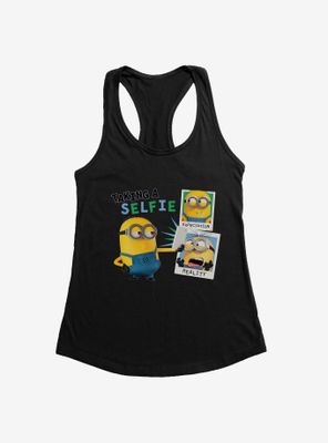 Minions Taking A Selfie Womens Tank Top