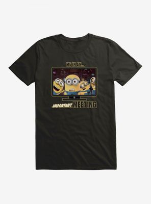Minions Me An Important Meeting T-Shirt