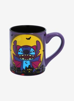 Disney Lilo & Stitch Vampire Stitch Textured Mug 