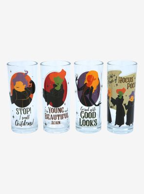 Disney Hocus Pocus Character Portraits Glassware Set 