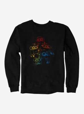 Minions Rainbow Retro 3D Art Sweatshirt
