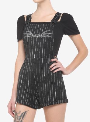 The Nightmare Before Christmas Jack Pinstripe Shortalls