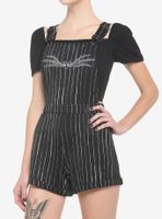 The Nightmare Before Christmas Jack Pinstripe Shortalls