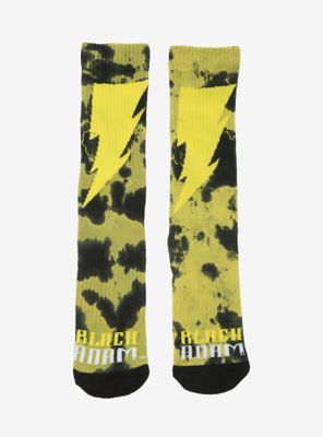 DC Comics Black Adam Tie-Dye Crew Socks