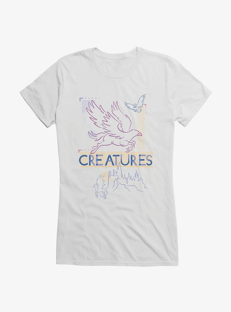 Harry Potter Hogwarts Magical Creatures Girls T-Shirt
