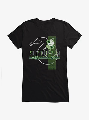 Harry Potter Slytherin Icons Girls T-Shirt