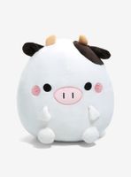 Honeymaru Rolling Mochi Spotted Cow 8 Inch Plush