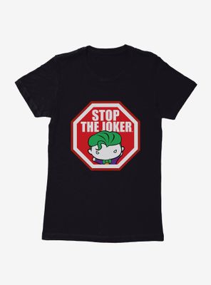 DC Comics Batman Chibi Stop The Joker Womens T-Shirt