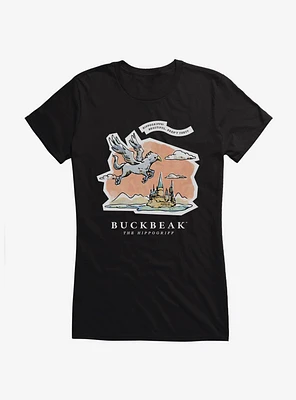 Harry Potter Watercolor Hippogriff Buckbeak Girls T-Shirt