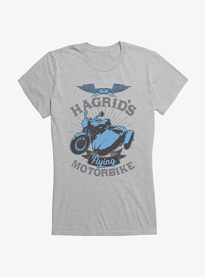 Harry Potter Hagrid's Flying Motorbike Icon Girls T-Shirt