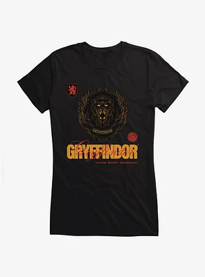 Harry Potter Gryffindor Seal Motto Girls T-Shirt