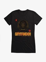 Harry Potter Gryffindor Seal Motto Girls T-Shirt