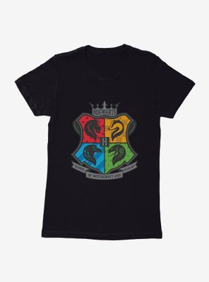 Harry Potter Hogwarts School Crest Womens T-Shirt