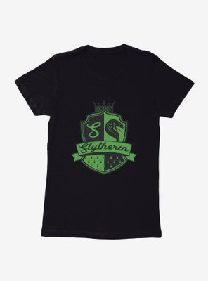Harry Potter Slytherin House Crest Womens T-Shirt
