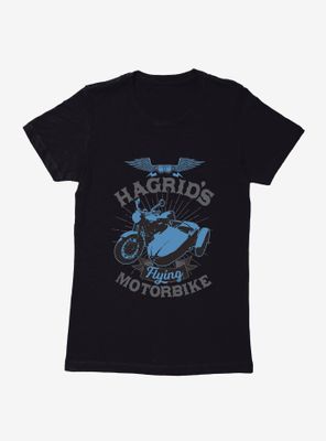 Harry Potter Hagrid's Flying Motorbike Icon Womens T-Shirt