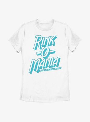 Stranger Things Rink-O-Mania Logo Womens T-Shirt