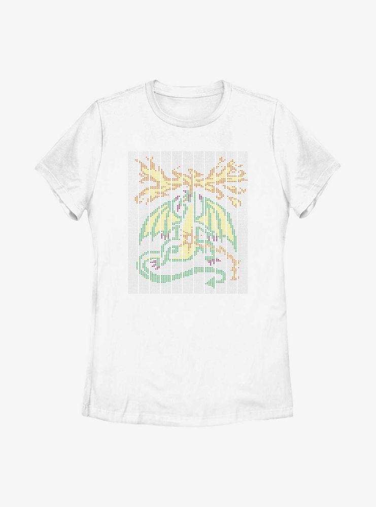 Stranger Things Scantron Dragon Womens T-Shirt