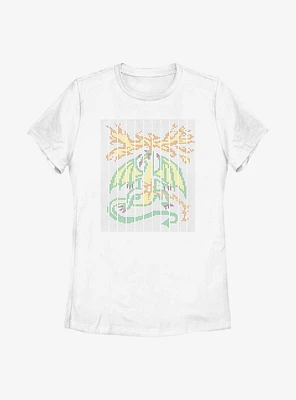 Stranger Things Scantron Dragon Womens T-Shirt
