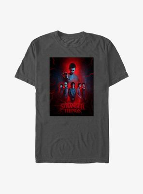 Stranger Things Characters Poster T-Shirt