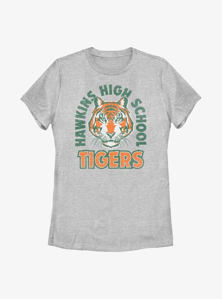 Stranger Things Hawkins High School Tigers Arch Womens T-Shirt