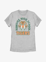 Stranger Things Hawkins High School Tigers Arch Womens T-Shirt