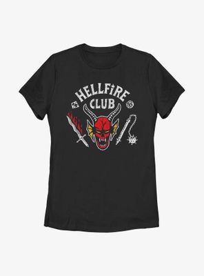 Stranger Things Hellfire Club Womens T-Shirt